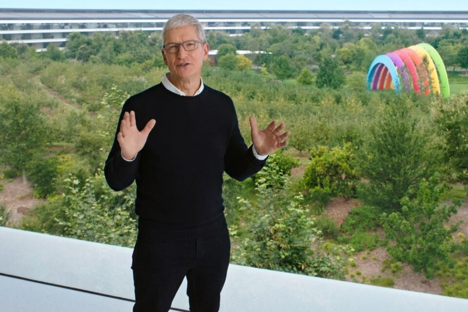 Tim Cook at Apple Park anniversary celebration